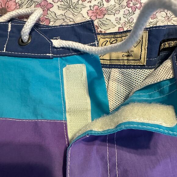 Vintage J Crew Board Shorts Mens 34 Retro 5" inseam - Picture 4 of 7